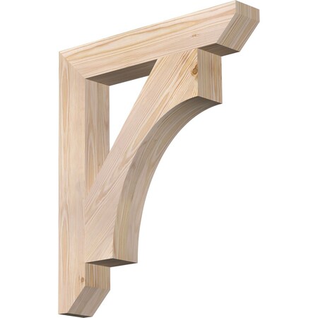 Ekena Millwork Westlake Slat Smooth Bracket, Douglas Fir, 3 1/2"W x 22"D x 26"H BKT04X22X26WTL06SDF